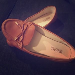 Michael Kors leather moccasins